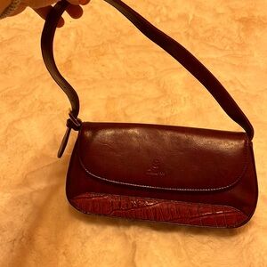 NWOT Bellerose burgundy shoulder bag